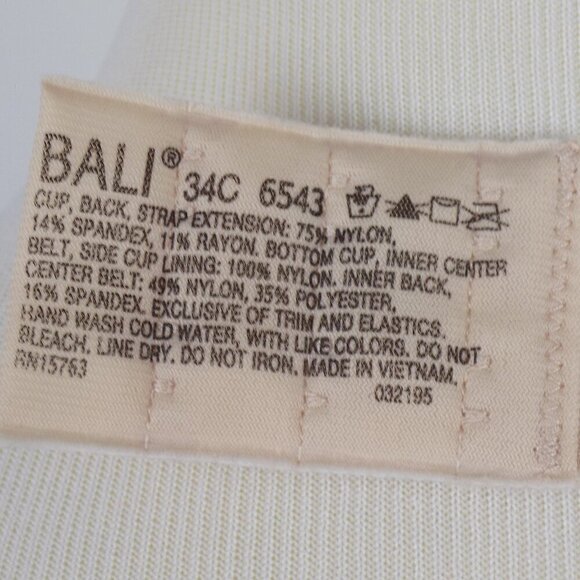 Bali Lift Lace Underwire Bra Size 34 C Nude - Picture 6 of 6